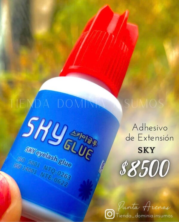 pegamento de extension sky tapa roja